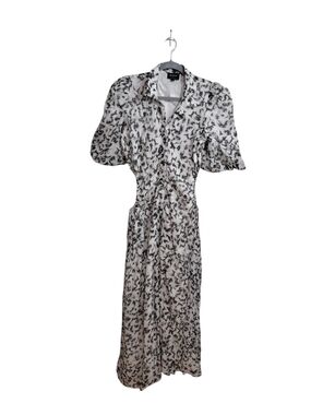 Bardot Black and White Floral Maxi Dress